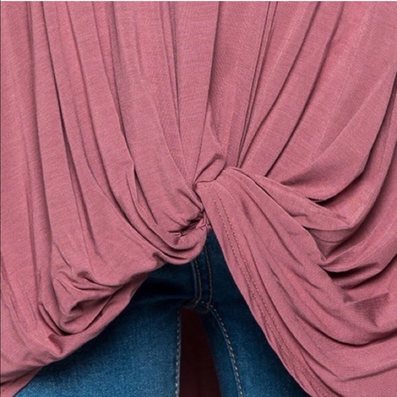 SOLD OUT!!!!Mauve Knotted Tunic - Picture 4 of 4