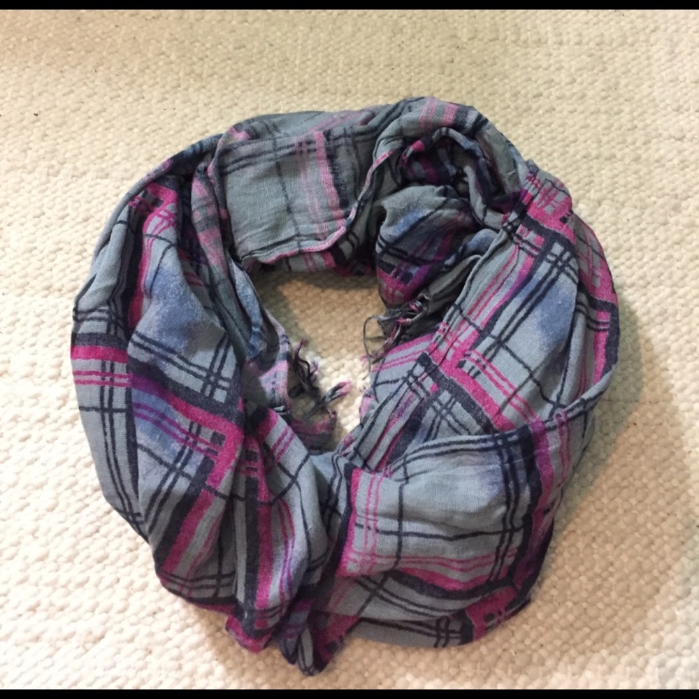 Plaid pashmina