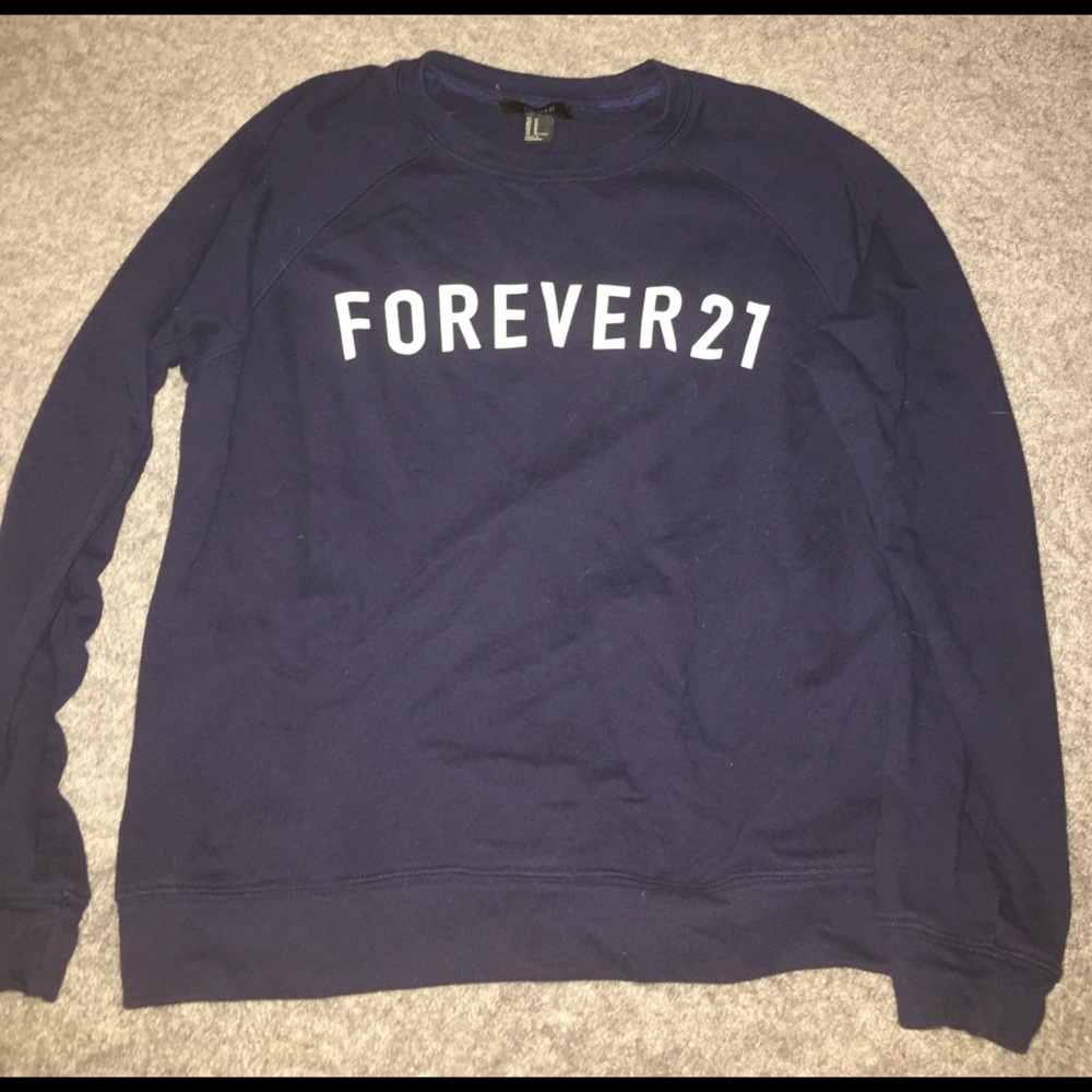 Forever 21 crew neck hoodie