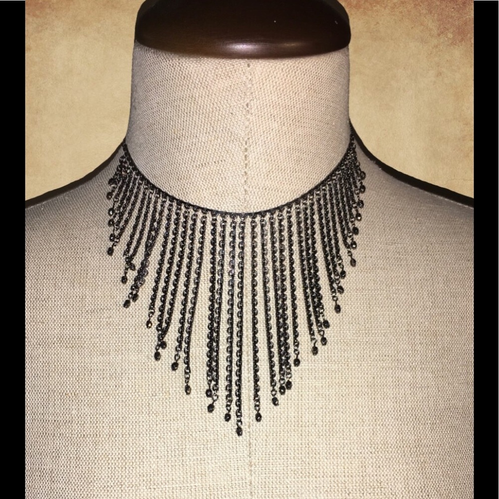 ✨Sparkle-Fringe, adjustable length necklace