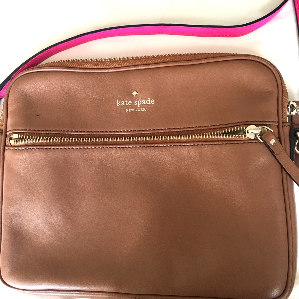 Kate Spade tan cross body purse