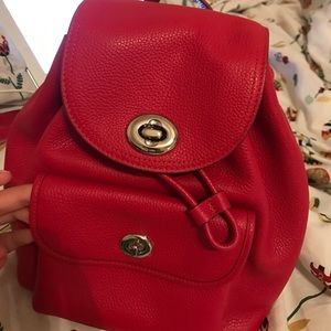Coach mini backpack