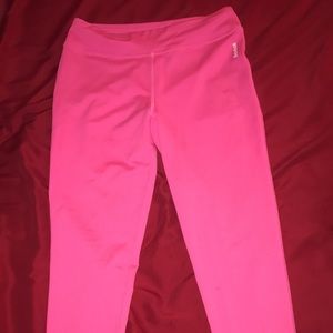 Pink Reebok leggings