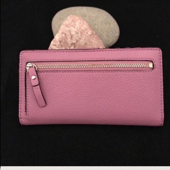 KATE SPADE STACY WALLET RUM RAISIN - Picture 2 of 3