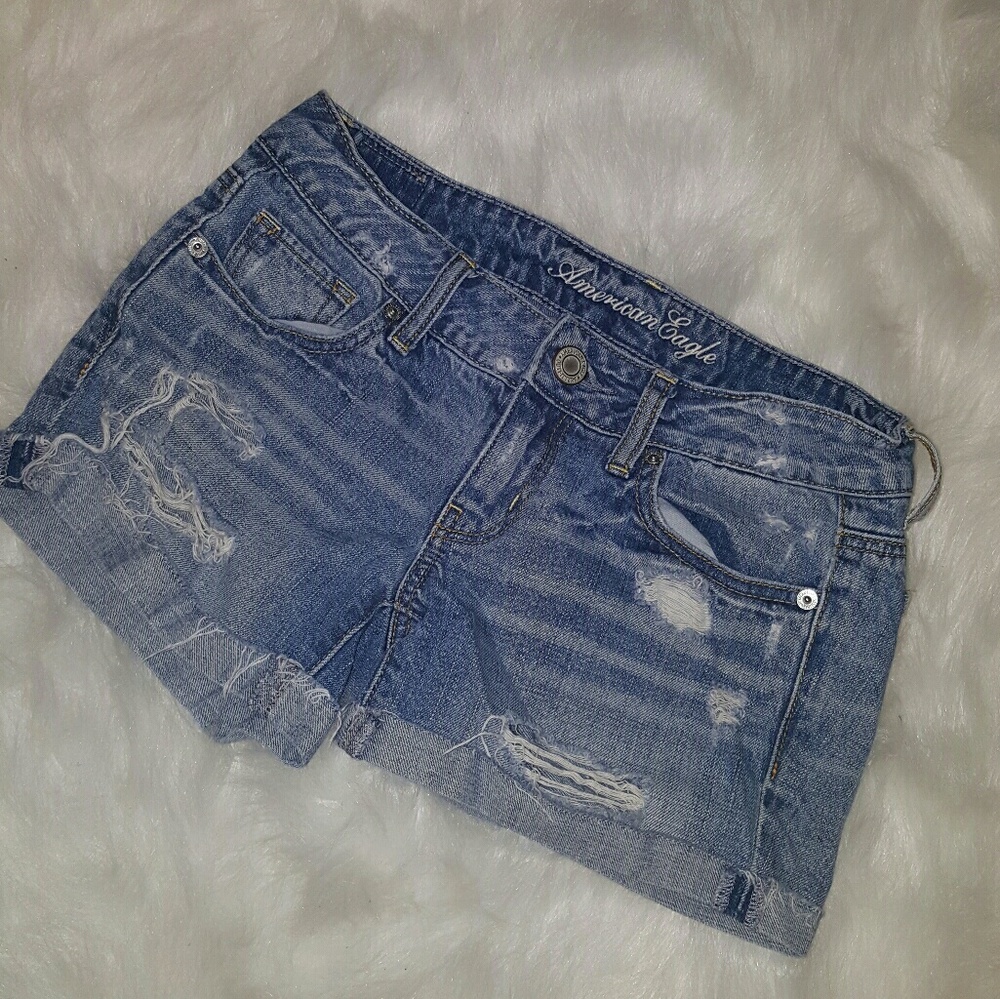 american eagle jean shorts