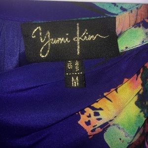 Yumi Kim Blue Electric Reef Silk Top