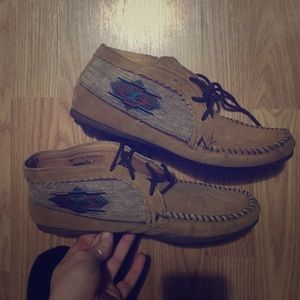 Aztec Minnetonka Mocs