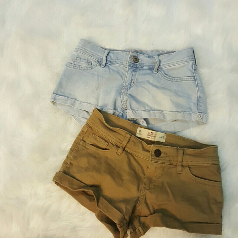 hollister jean shorts