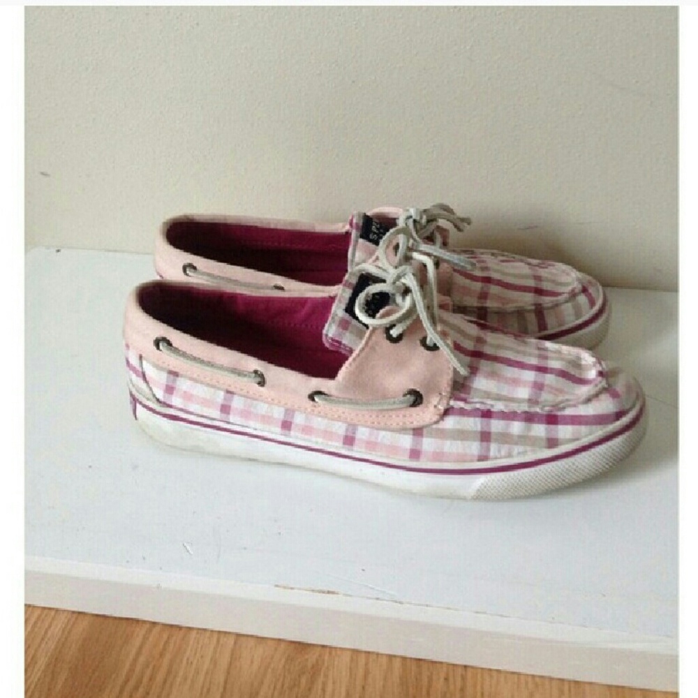 Sperry Top Sider Spring Plaid Size 8