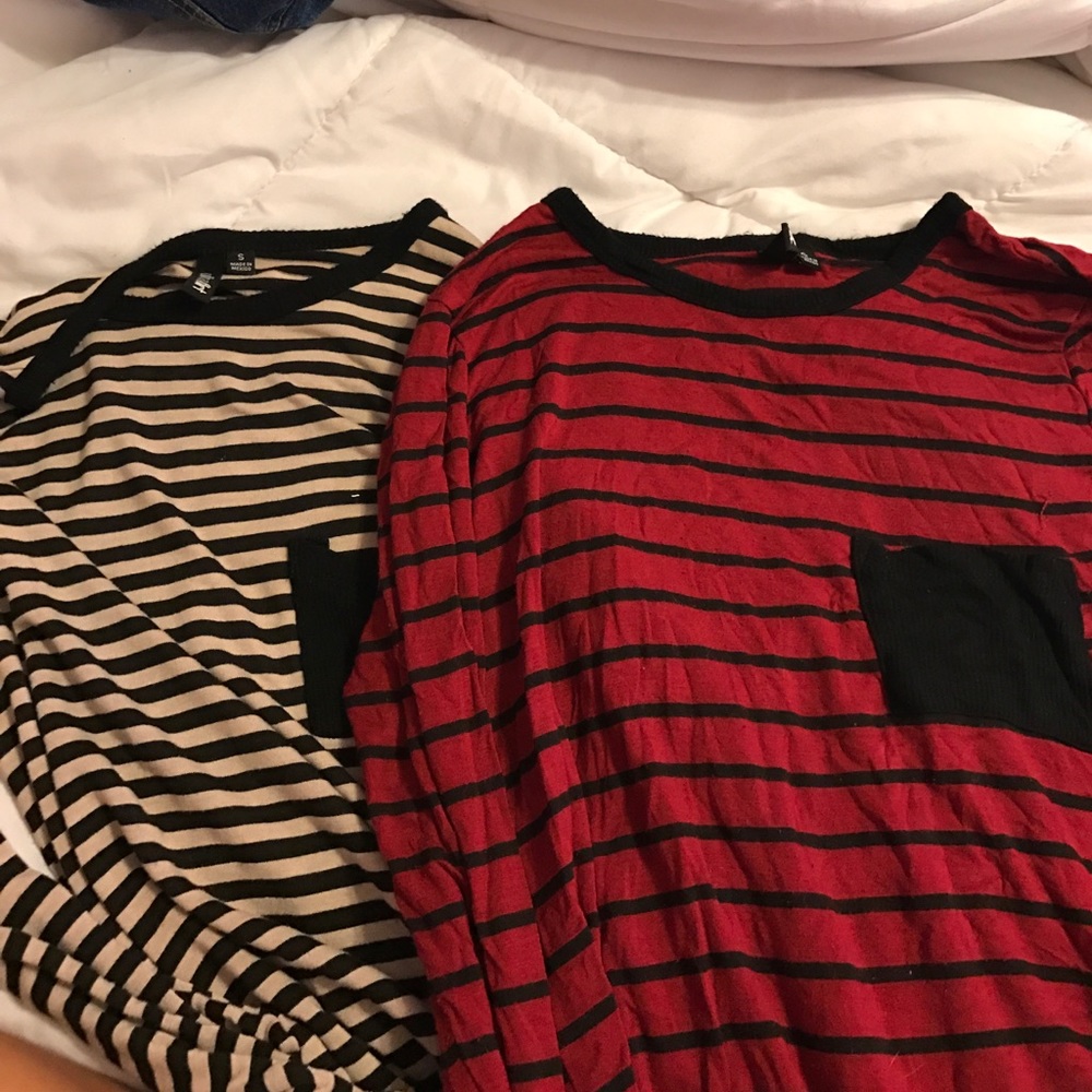 Stripped long sleeves