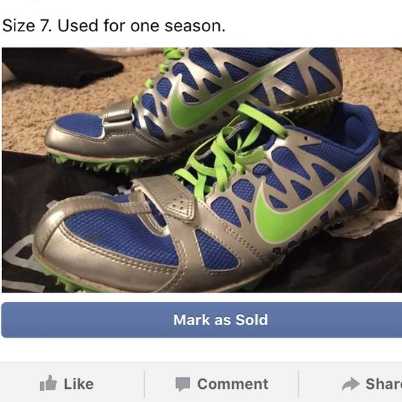 Women's Nike track spikes - Picture 1 of 1