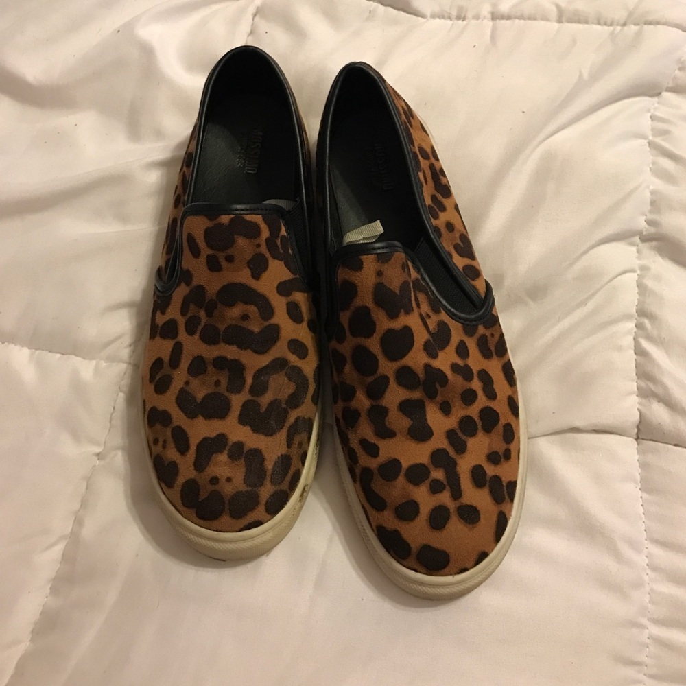 Cheetah slip ons