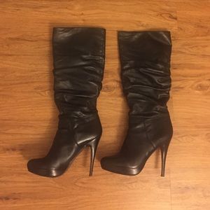 Aldo Leather Knee Boots