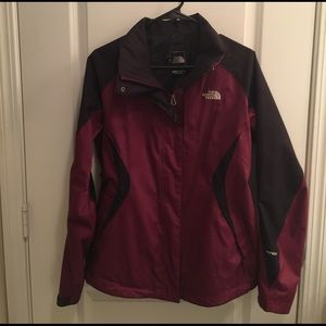 Maroon North Face Jacket