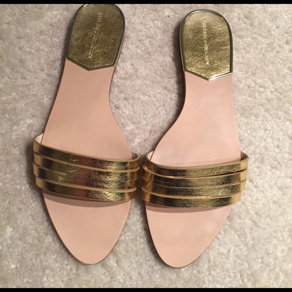 Gold Zara Sandals