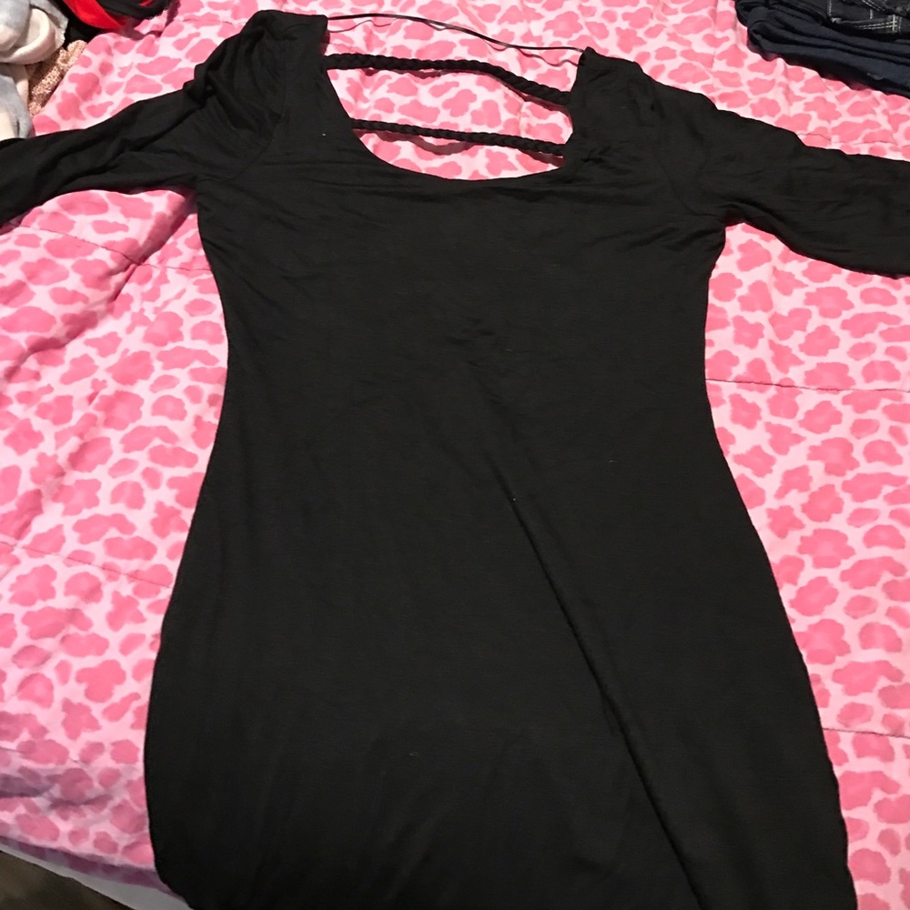 Sexy black dress