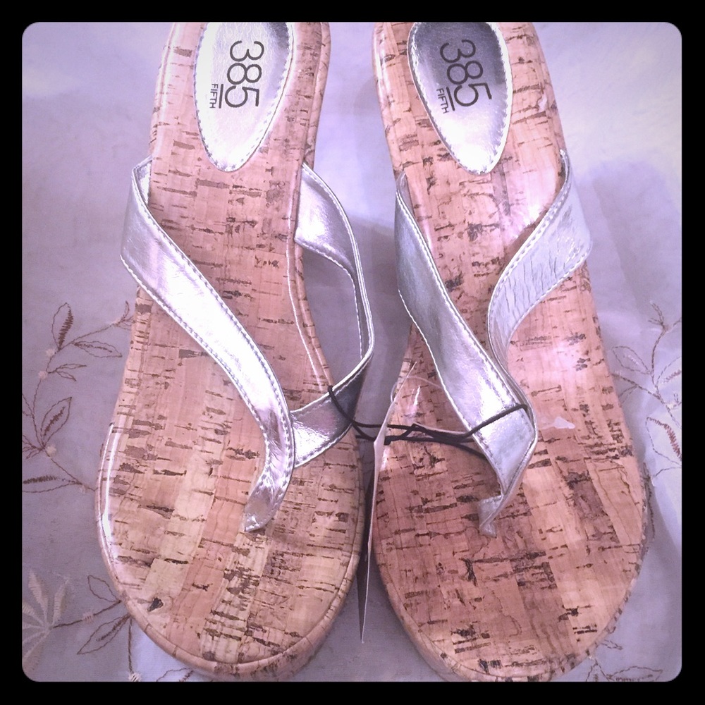 Summer Wedges Silver