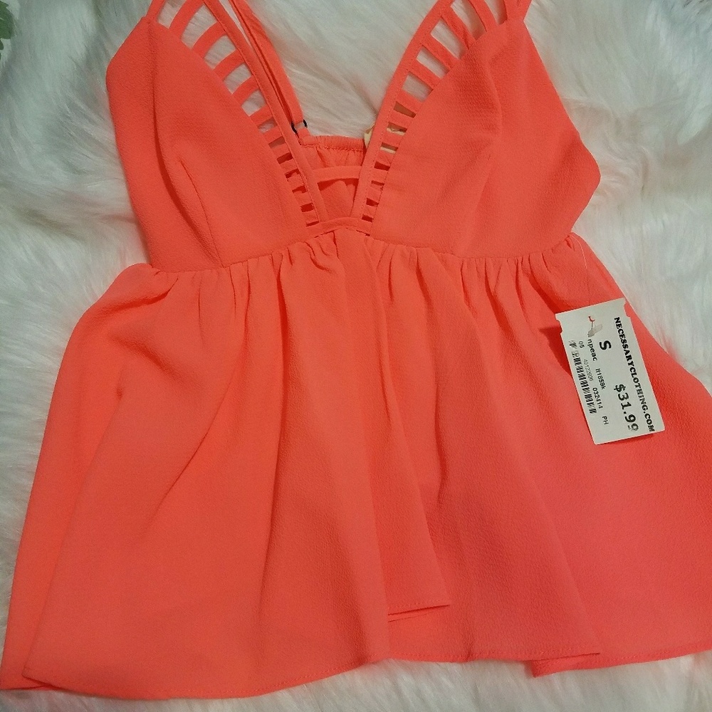 Necessary Clothing flowy top