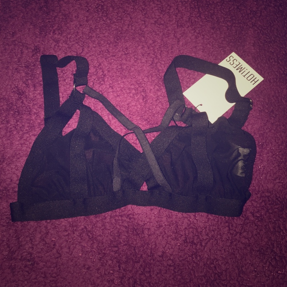 Black Mesh bralette