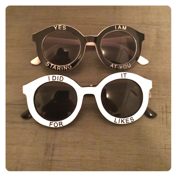 Accessories - 💜🌵LAST CHANCE🌵💜Cute Witty Sunglasses (NWOT)