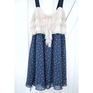 Polka Dots + Ruffles Dress