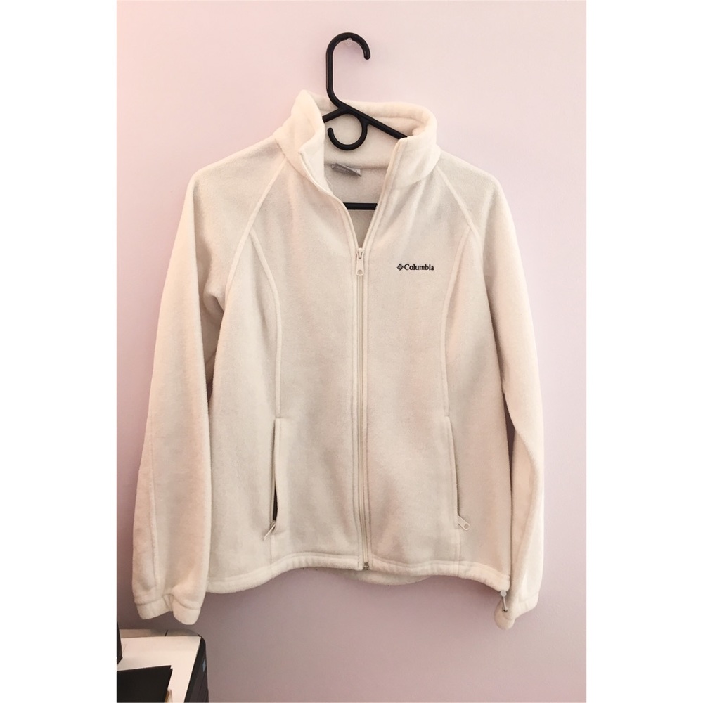 White Columbia fleece jacket