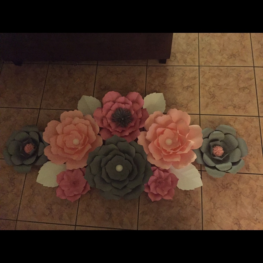 Paper flowers