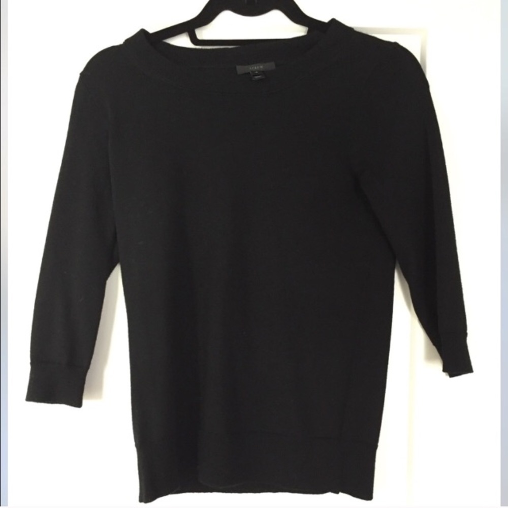 J.Crew Black Tippi Sweater XS