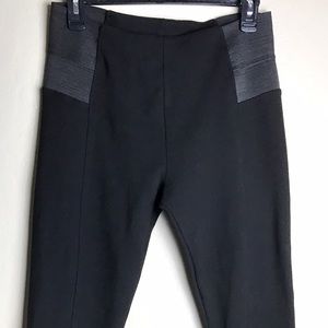 Zara Basic Womens Black Knit Skinny Pants L