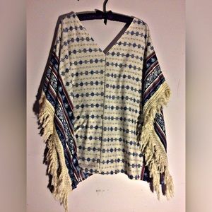 Boho Chic Boxy Knit Top