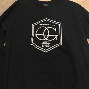 And obey crewneck