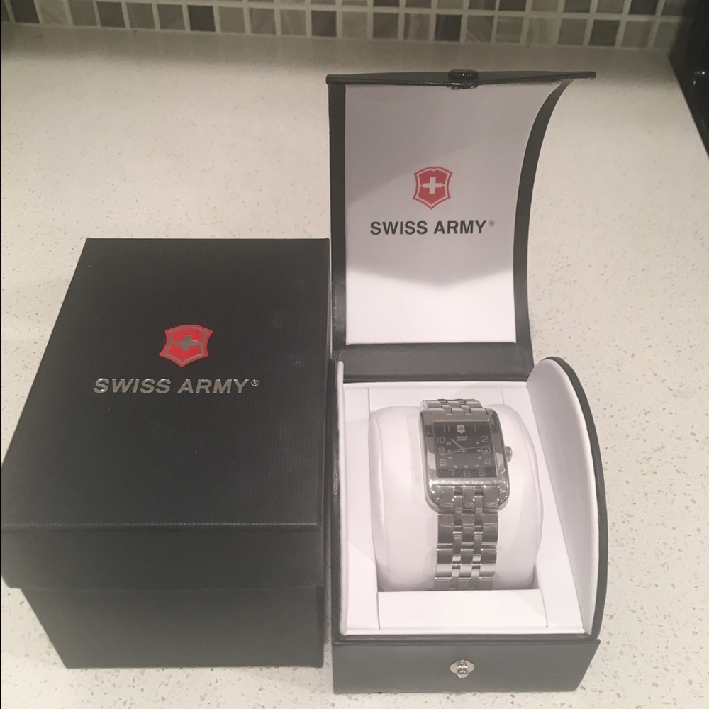 Swiss Army Stainless Steel Watch