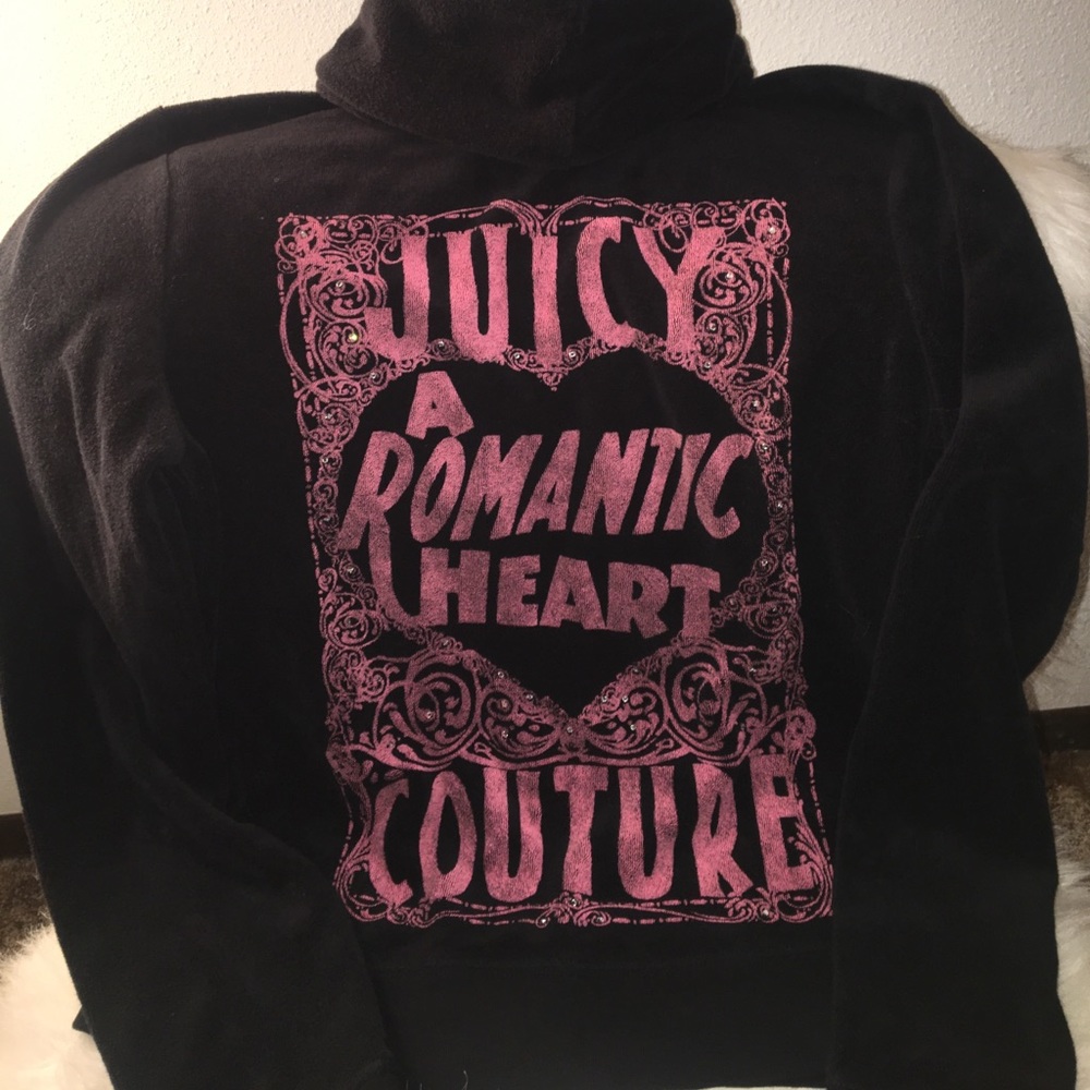 Juicy Couture Bling Sweater. Black XL🖤 NO TRADES