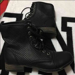 Adorable black festival boots