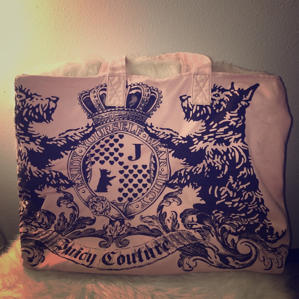 Juicy Couture. Large Tote! Pink 💖 NO TRADES.