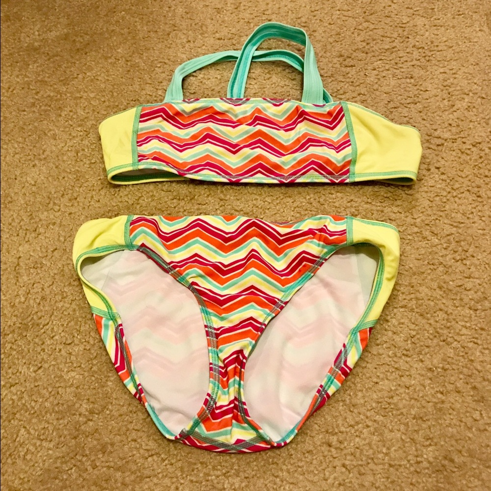 Lands End Girls Size 14 Bathing Suit
