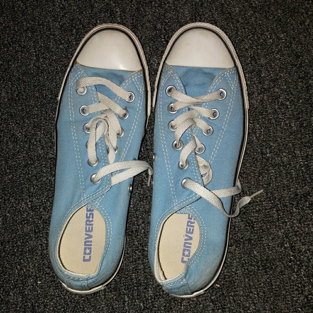 Blue converse