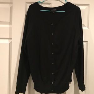 Lane Bryant Black Cardigan
