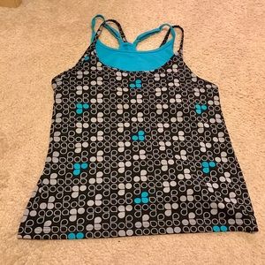 Old Navy Size M active tank top with built in bra