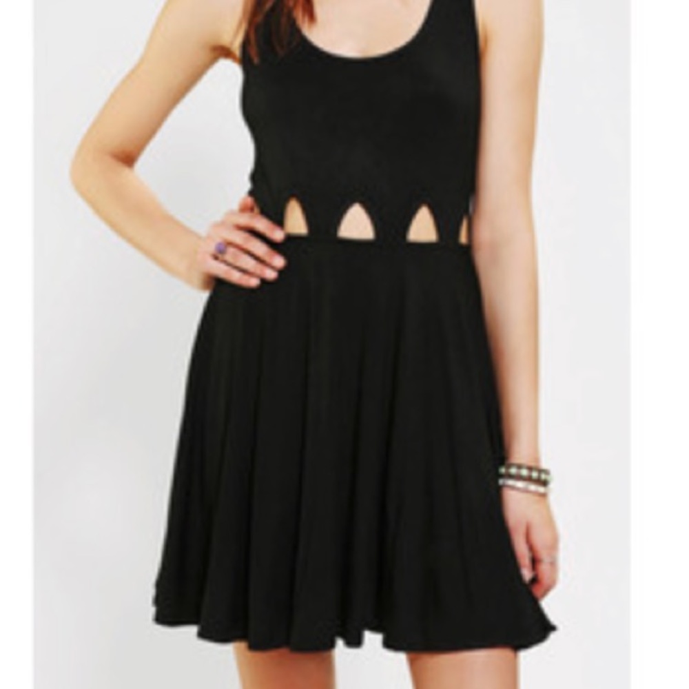Lucca Couture cut out black dress