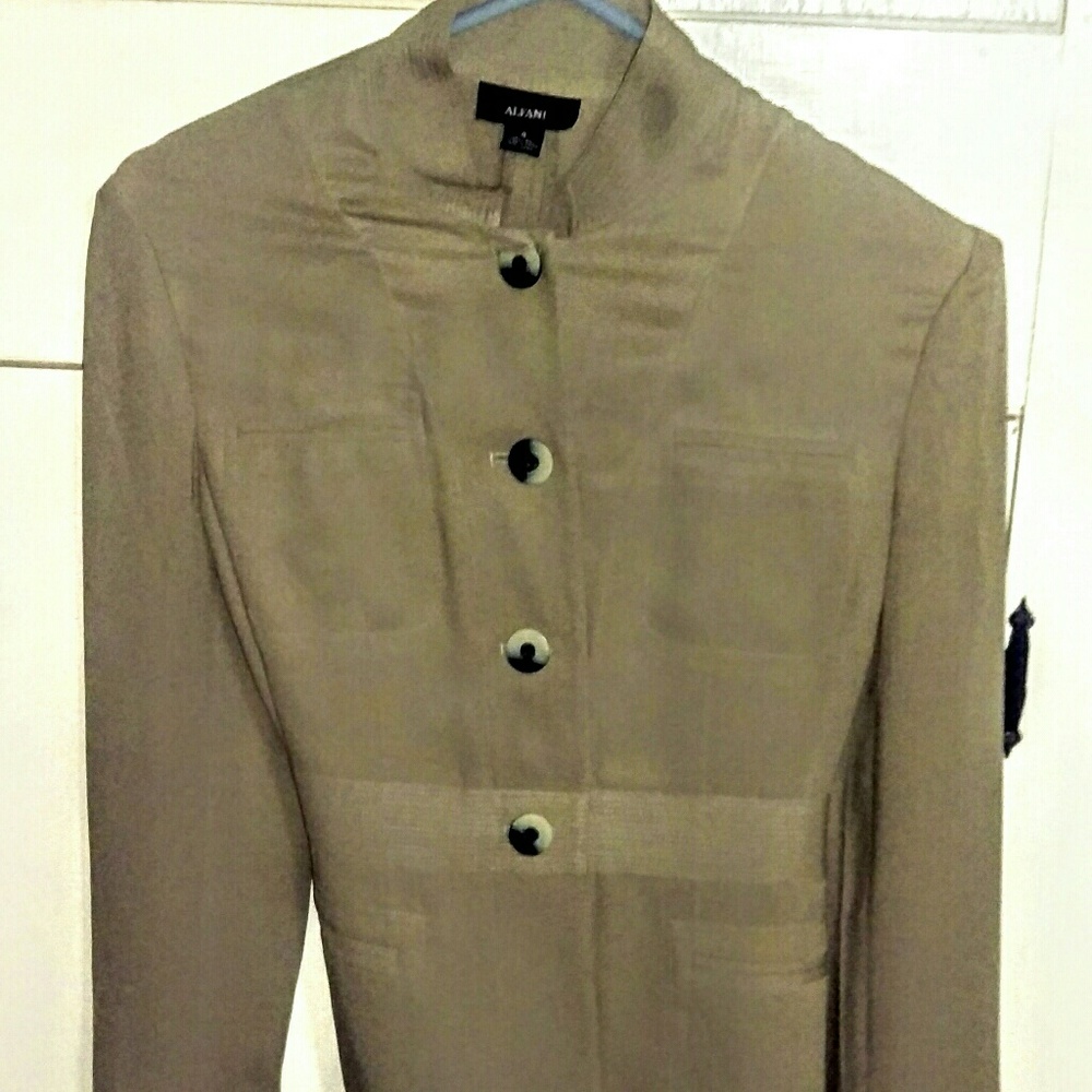 4 Piece Alfani Silk Suit