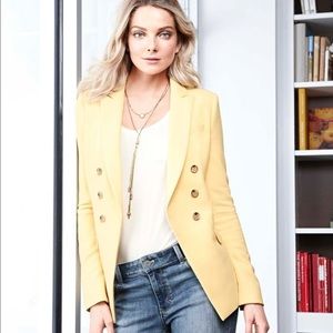 White House Black Market yellow, blazer, size 10