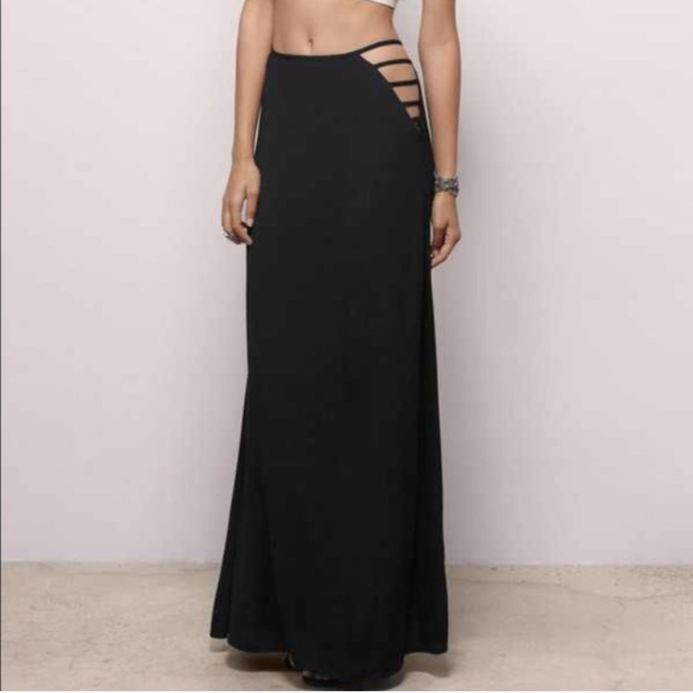 Super cute side slit maxi skirt nwot