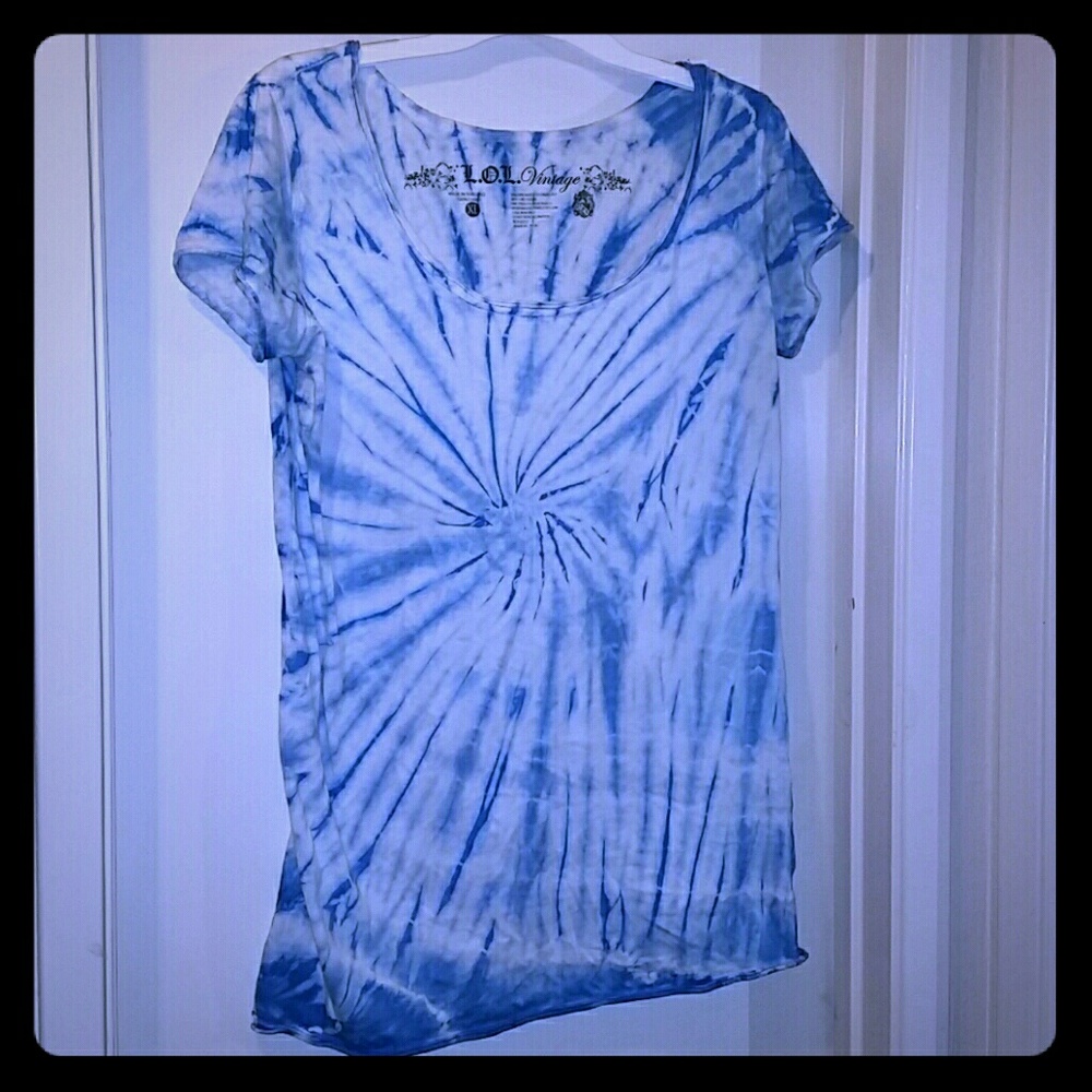 Tie-Blue t-shirt, size XL
