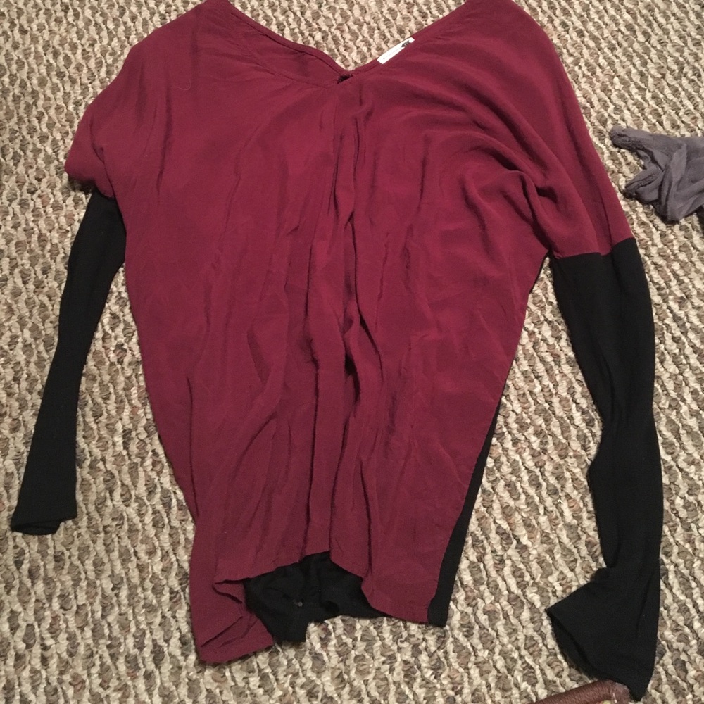 Soft two tone long sleeve