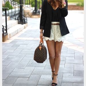 Free People lace shorts