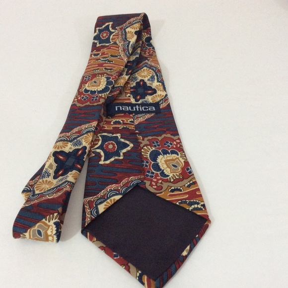 Nautical Men's Tie Abstract Design 57.5 " Long - Picture 2 of 2