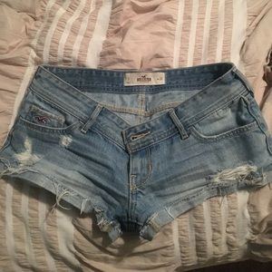 Light Wash Hollister Jean Shorts