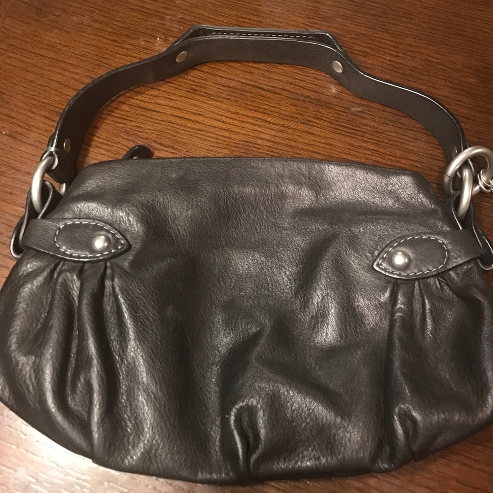 Juicy couture small, black, leather, purse