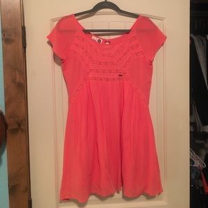 Roxy Dress Peach size Small